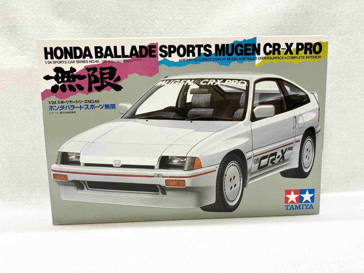 プラモデル タミヤ Honda バラードスポーツ 無限 CR-X PRO. 1/24 スポーツカーシリーズ_画像1