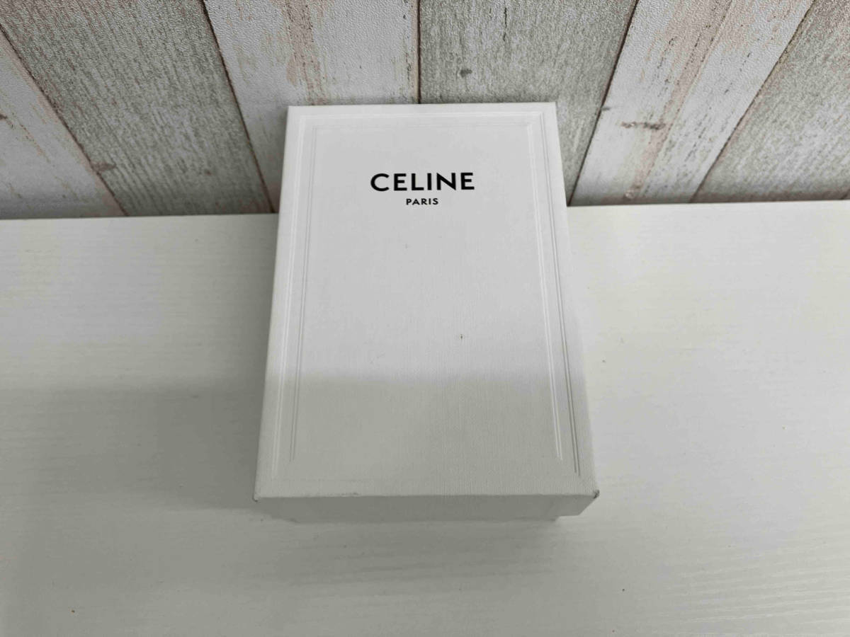 CELINE セリーヌ トリオンフ U.PB.1241 財布 二つ折り財布 ウォレット PVC×レザー 箱付き_箱付き