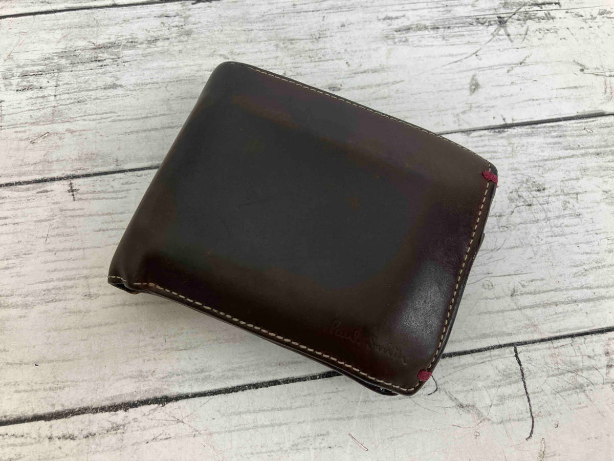 Paul smith/二つ折り財布/コードバン/BRW/ポールスミス | JChere雅虎