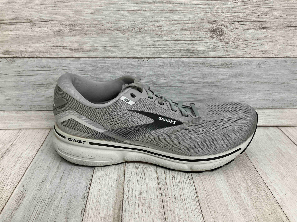 BROOKS GHOST15 RUNNING SHOES GRAY 1103934E098 ブルックス ゴースト グレー ランニングシューズ サイズ28cm_画像4