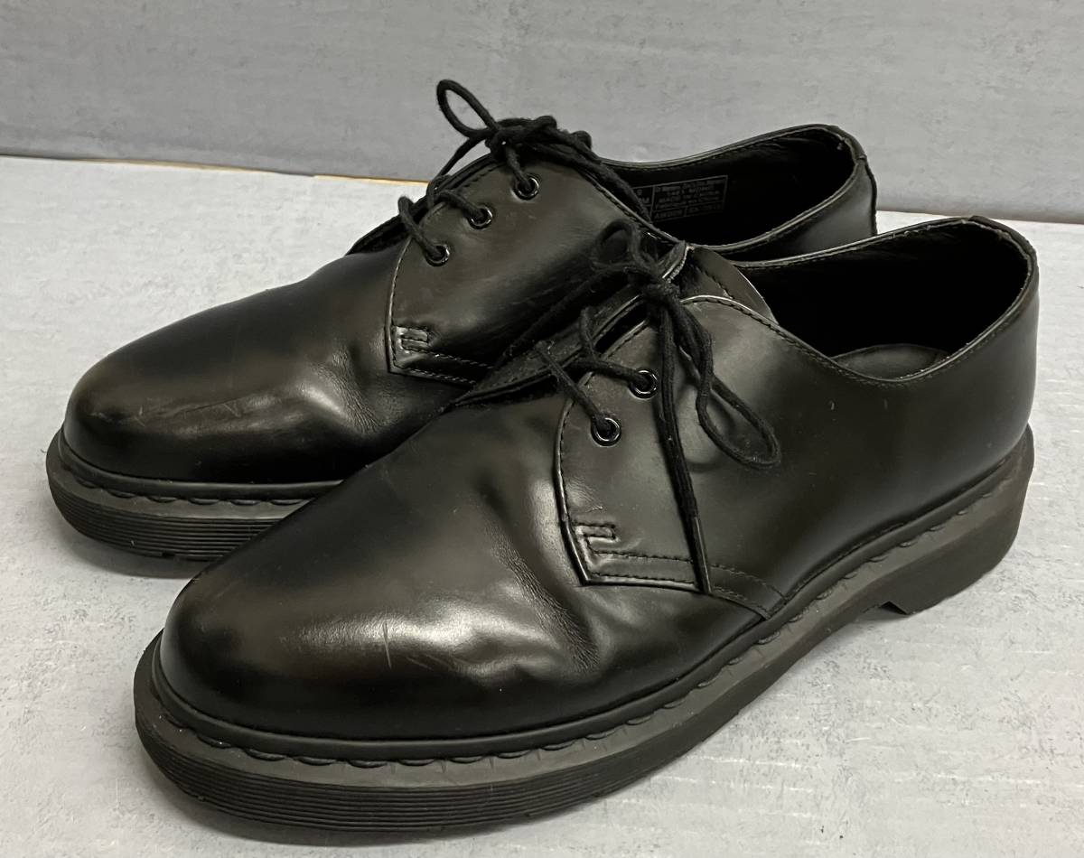 偉大な Dr.Martens ドクターマーチン 革靴 ブラック UK8 26.5cm AW006