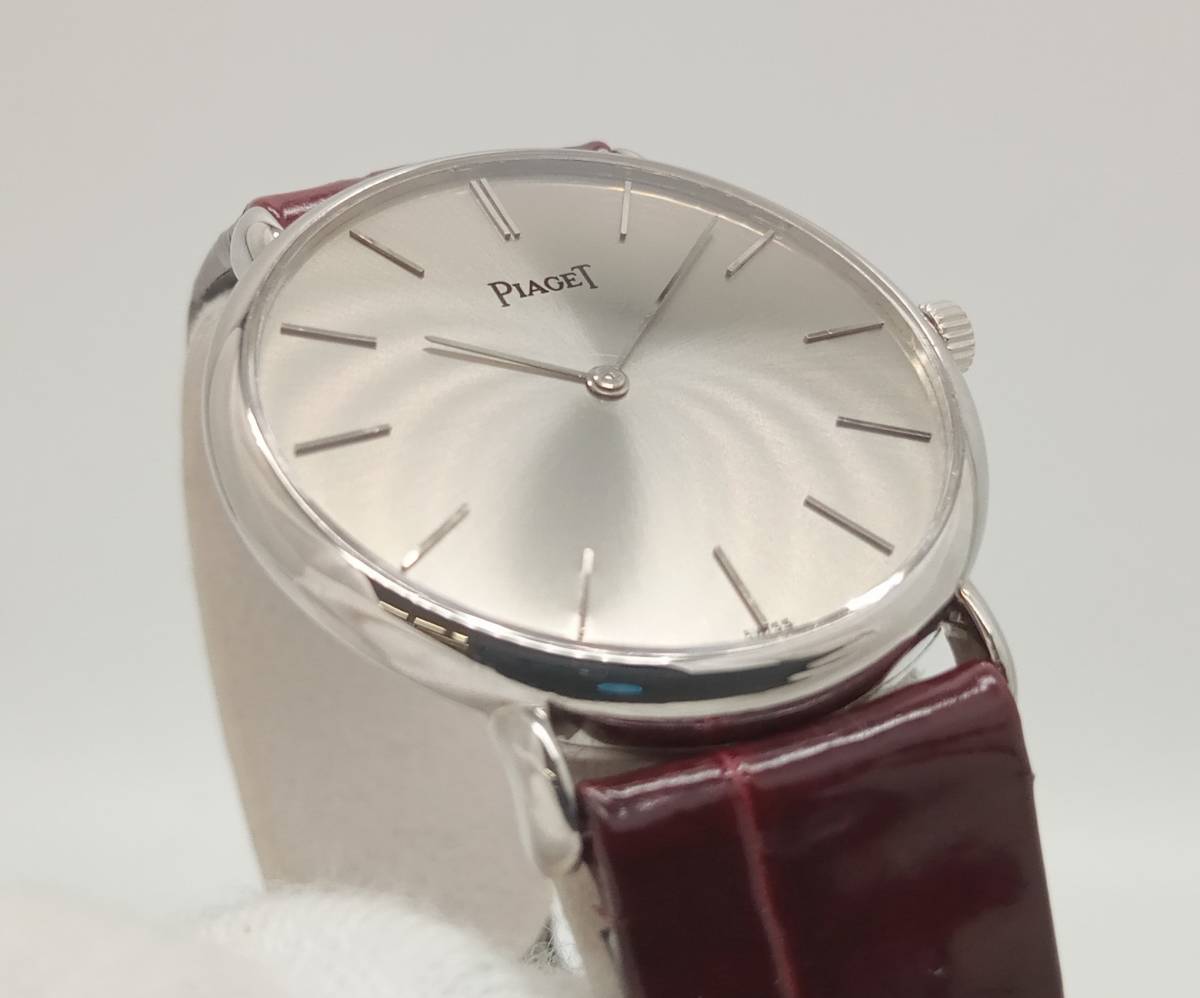 【OH済】 PIAGET ピアジェ 手巻き メンズ 腕時計 9622 ケースK18WG無垢 総重量35.2g 1970年代 ヴィンテージ 店舗受取可の画像3