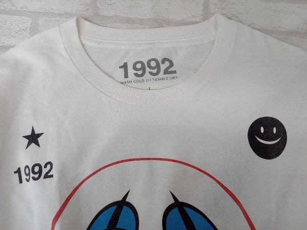 1992 AKILLA 長袖Tシャツ ホワイト メンズ L MADE IN USA コットン 店舗受取可_画像3