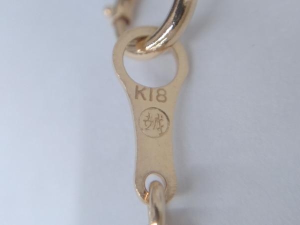 K18 ネックレス 約40㎝ 10.0gの画像3