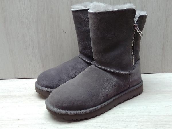 最愛 Sparkle Short Classic UGG/アグ Zip グレー チェーン ボア 25cm