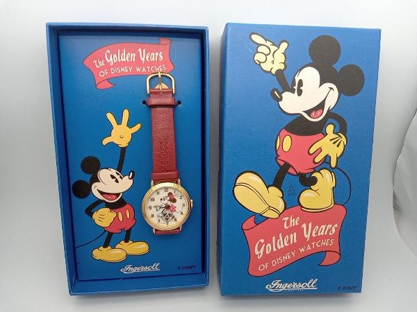 Disney 腕時計 ミニーマウス ZR 26504 Ingersoll インガソル ディズニー 箱付 2023年3月電池交換済
