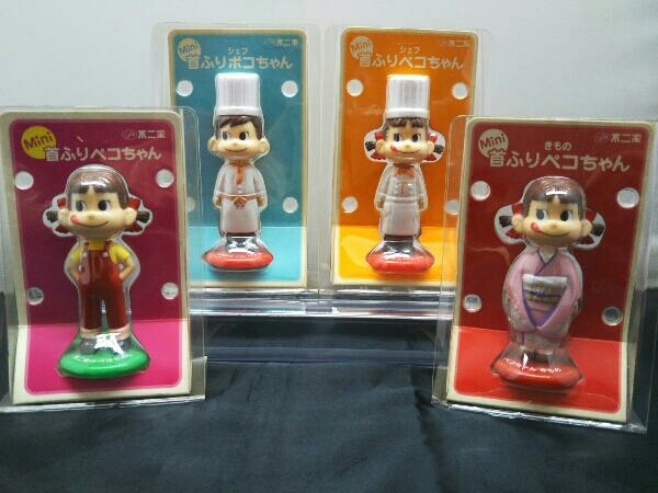 不二家 ペコちゃん ポコちゃん まとめて mini首ふりペコちゃん ペコ