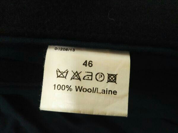 OFFCINE GENERALE off .sinjenelaru coat pea coat size 46 black wool 