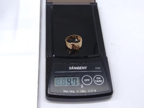 【新品仕上げ済】 K18 ダイヤモンド 0.05ct リング 約11号 4.7g_画像8