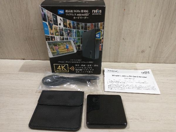 radus RW-WPS01KワイヤレスmicroSDカードリーダー-