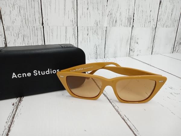 【ケース付】ACNE STUDIOS アクネ ストゥディオズ INGRIDH サングラス Handmade in France オレンジ系 店舗受取可