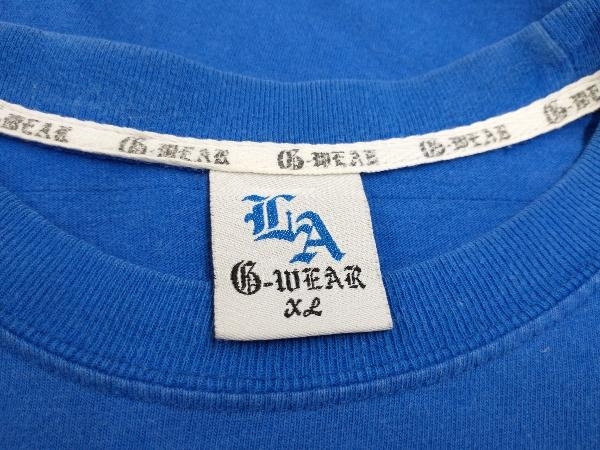 LA G-WEAR エルエージーウェアー 半袖Tシャツ ブルー XLサイズ 店舗受取可_画像4