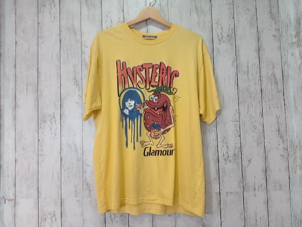 HYSTERIC GLAMOUR ヒステリックグラマー KUSTOM PAINT Tシャツ イエロー L 店舗受取可