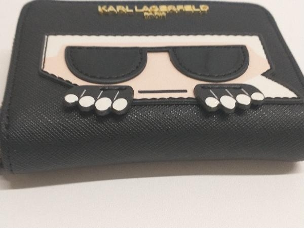 世界の KARL LAGERFELD /カードケース/カールラガーフェルド/ラウンド