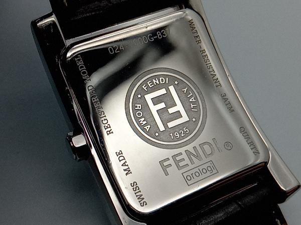 2022年製 新品】 腕時計 FENDI 024-7000G-837 2023年1月電池交換済 黒