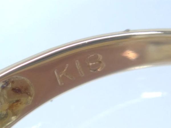 【新品仕上げ済】 K18 デザインリング 約5.5号 1.7g_画像4