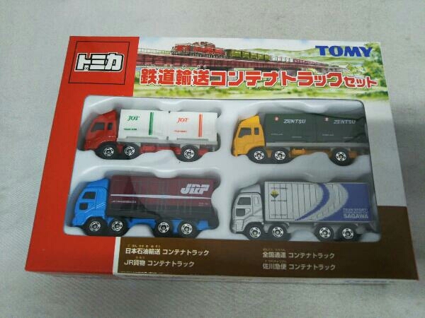 未開封】 トミカ 鉄道輸送中コンテナトラックセット | JChere雅虎拍卖代购