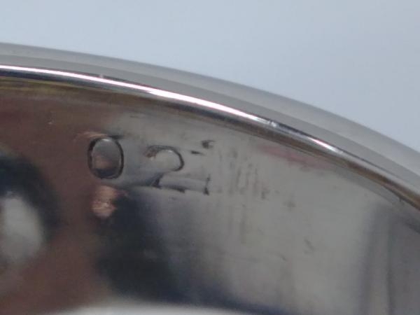 【新品仕上げ済】 Pt900 K18 カラーストーン ダイヤ付 リング 約11.5号 8.0g_画像6