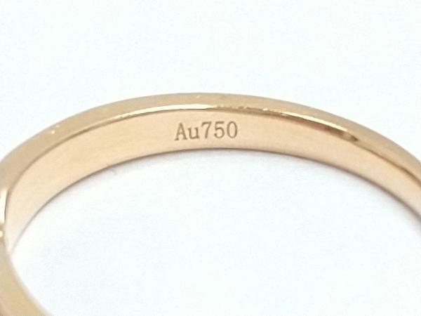 K18 750 リング 指輪 ダイヤ0.08ct 2.5g #12_画像6
