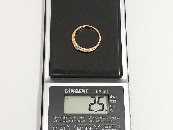 K18 750 リング 指輪 ダイヤ0.08ct 2.5g #12_画像8