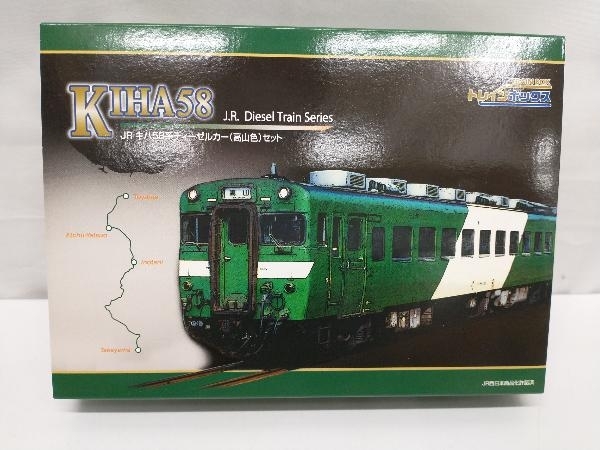 トレインボックス 鉄道模型 JR キハ58系ディーゼルカー（高山色）セット_画像1