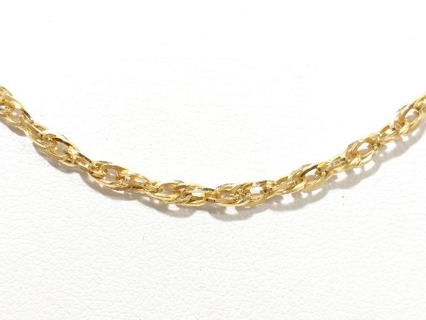 K18 ゴールド（総10.2g） 50㎝ デザイン ネックレス
