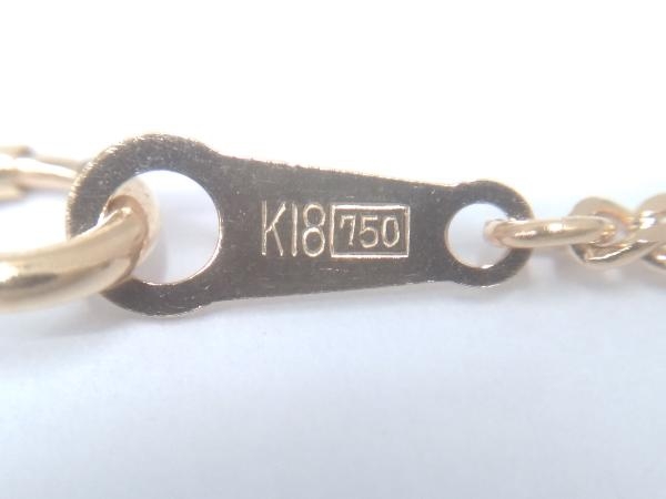 K18 ネックレス 約36＋4cm 4.6gの画像3