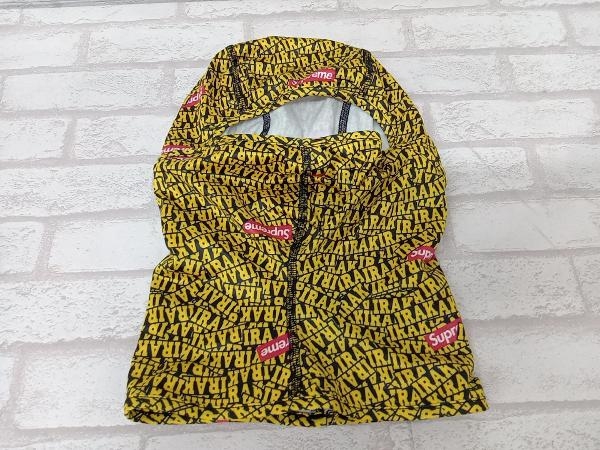 Supreme IRAK Lightweight Balaclava 22AW シュプリーム アイラック ライトウェイト バラクラバ 帽子 イエロー ロゴ メンズ 店舗受取可_画像1