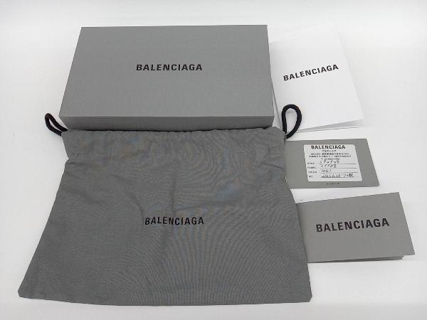 BALENCIAGA バレンシアガ BB 594548 コインケース カードポケット ネックストラップ ブラック メンズ 店舗受取可の画像8