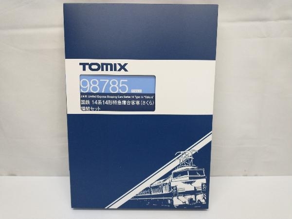 Ｎゲージ TOMIX 98785 国鉄 14系14形特急寝台客車(さくら)増結セット トミックス