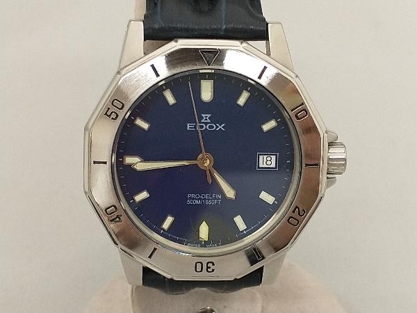 EDOX エドックス 70071 プロデルフィン ベルト非純正 クォーツ 腕時計_画像1