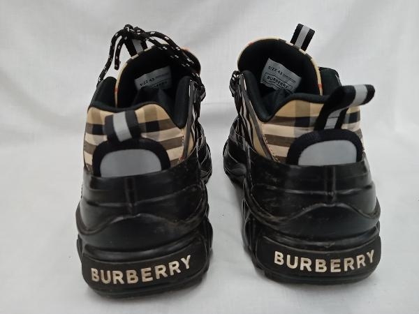 BURBERRY バーバリー/スニーカー/ブラック×チェック/サイズ43_画像4