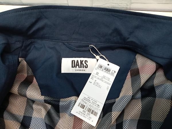 美品 ブルゾン DAKS JRDDSS0203 ジップアップジャケット ネイビー タグ付き_画像3