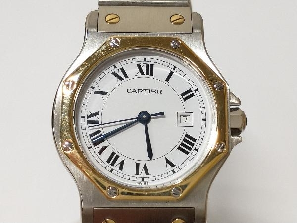 新到着 Cartier 【箱付】 カルティエ 腕時計 自動巻 オクタゴン