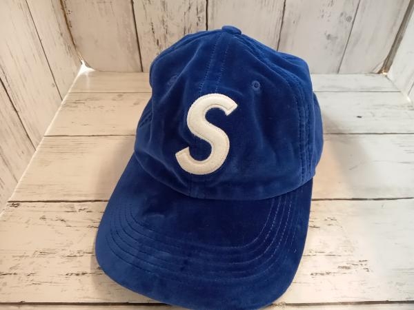 クラシック S Velvet 20AW キャップ ベロア Supreme Logo USA製 Sロゴ