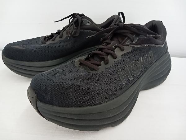 HOKA ONE ONE ホカ オネオネ／スニーカー／BONDI 8 ボンダイ8／F27422F ブラック サイズ29_画像1