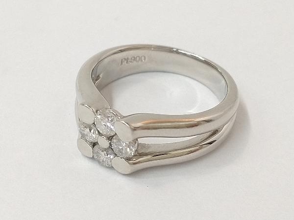 注目ショップ Pt900 プラチナ ダイヤモンド 0.52ct リング 指輪 10.2g