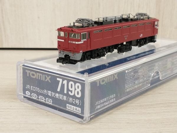 Ｎゲージ TOMIX トミックス 7198 JR ED76-550形電気機関車(赤2号)_画像1