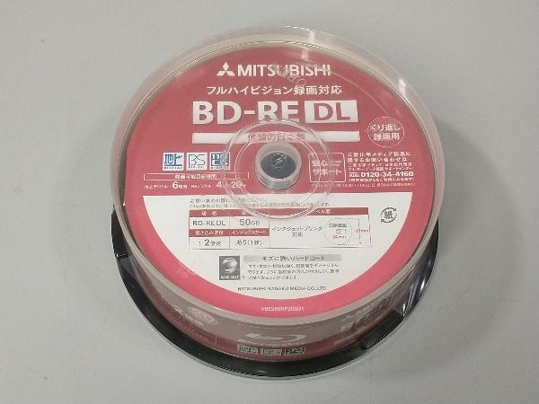 未使用未開封】MITSUBISHI VBE260NP20SD1 ブルーレイディスク BD-RE DL くり返し録画用 Blu-ray Disc 