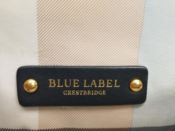 BLUE LABEL CRESTBRIDGE ブルーレーベルクレストブリッジ ハンドバッグ ネイビー ライトブルー ベージュ_画像4