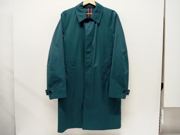 独創的 Paul Smith ステンカラーコート ロングコート メンズ Lサイズ グリーン 秋冬物 Lサイズ以上 独創的 Paul Smith ステンカラーコート ロングコート メンズ Lサイズ グリーン 秋冬物 Lサイズ以上