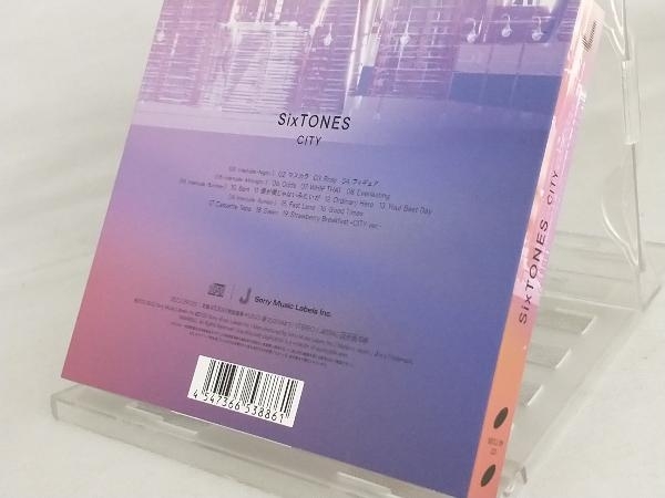 【SixTONES】 CD; CITY(通常盤) 【特典欠品あり】_画像2
