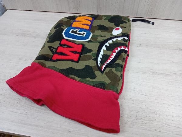 A BATHING APE ア・ベイシング・エイプ CAMO SHARK FACE MASK カモ シャーク フェイス マスク 店舗受取可_画像1