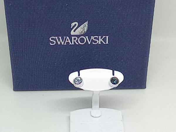 【SWAROVSKI】 スワロフスキー ピアス／ブルー キャッチ無し ブランドアクセサリー レディース 中古_画像2