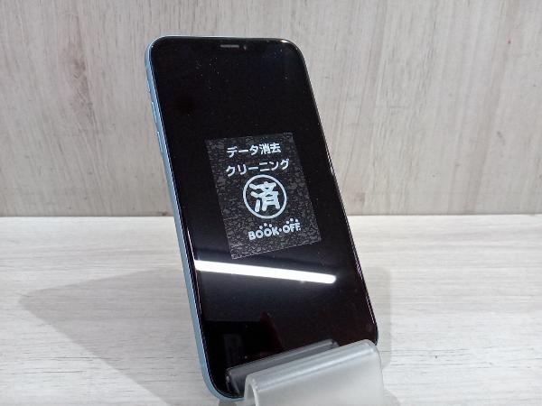 バッテリー86% SIMロック解除済 SoftBank MT0E2J/A iPhone XR 64GB ブルー SoftBank