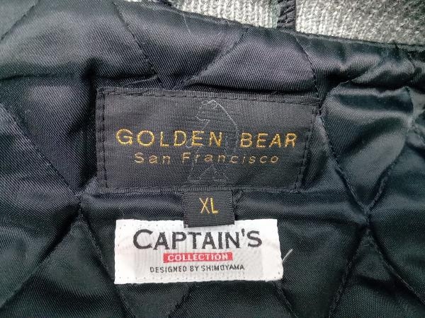 GOLDEN BEAR ゴールデンベアー CAPTAINS COLLECTION スタジャン XLサイズ グレー/ブラック 店舗受取可_画像4