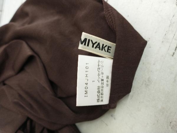 ワンピース ISSEY MIYAKE IM04JH101 ノースリーブ ブラウン Sサイズ 日本製_画像5