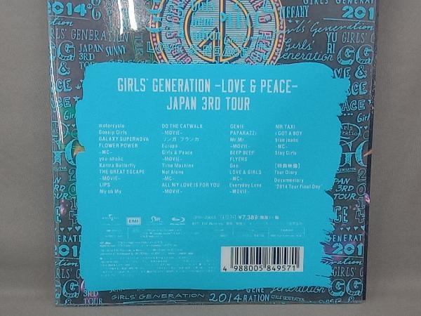 GIRLS'GENERATION-LOVE&PEACE-JAPAN 3rd TOUR(初回限定版)(Blu-ray Disc)_画像2