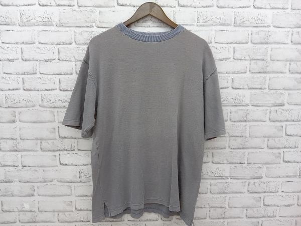 PATAGONIA パタゴニア 52802 メンズ 半袖Ｔシャツ サイズ M ボーダー コットン100% グレー×イエロー 店舗受取可_画像1