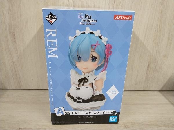 インポート・海外人気ブランド 【箱ダメージあり】一番くじ アートスケールフィギュア レム A賞 continued- be -物語は、To Re:ゼロから始める異世界生活 その他